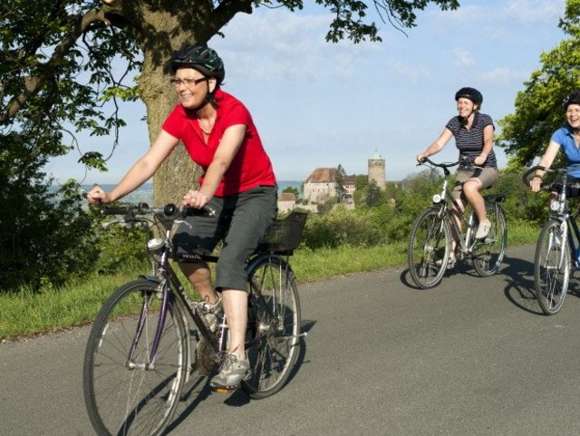 Radfahren im Romantischen Franken