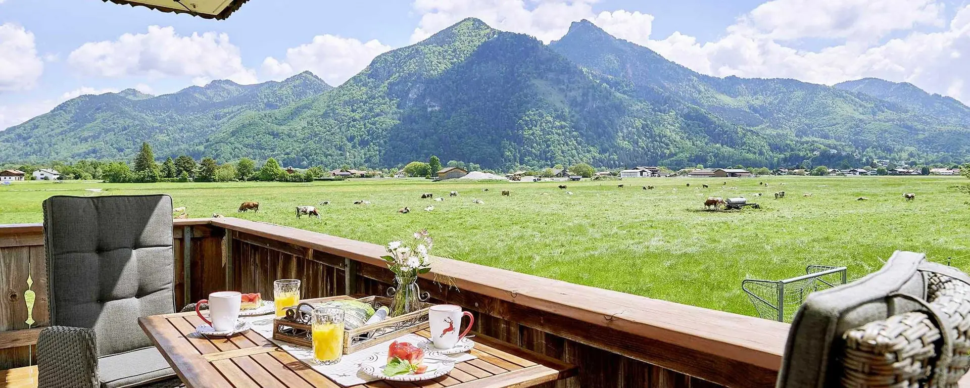 Blick vom Balkon