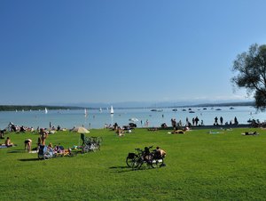 Ammersee © Tourismusverband Ammersee-Lech Badeplatz Eching am Ammersee