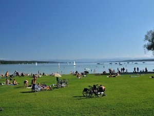 Badeplatz Eching am Ammersee