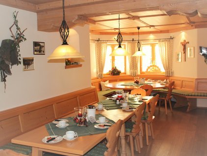 Frühstücksraum © Zum Sagschneider Genuss im hofeigenen Frühstücksraum