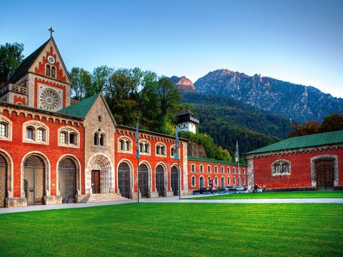 Alte Saline in Bad Reichenhall im Berchtesgadener Land
