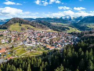 Blick auf Oberstaufen