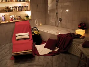 Kleiner Wellnessbereich © Ferienhof Hertlehof Kleiner hofeigener Wellnessbereich