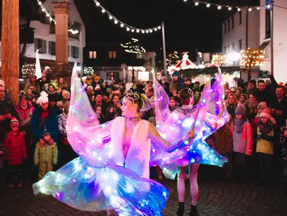 © Oberstaufen Tourismus / Julia Gebbert Showact auf dem Weihnachtszauber