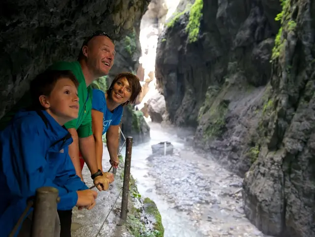 Partnachklamm - © Ferienregion Zugspitzland, Foto: Benedikt Lechner Partnachklamm