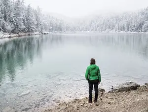 Eibsee im Winter