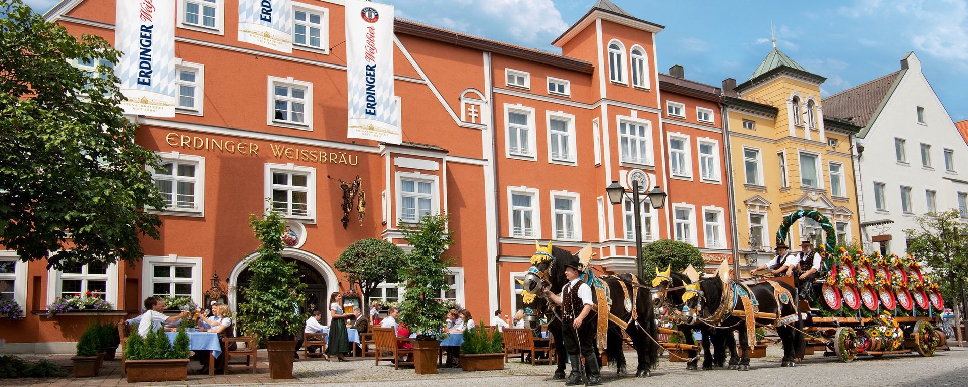 Stammhaus der Brauerei Erdinger Weißbräu