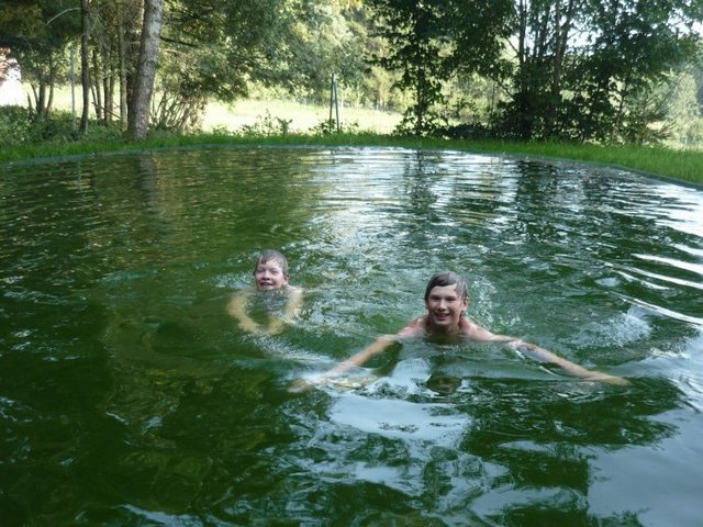 Naturbadestelle auf dem Wieshof  in Kirchberg im Bayerischen Wald