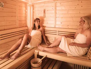Wellnessbereich © Ferienhof Ücker Wellnessbereich am Hof