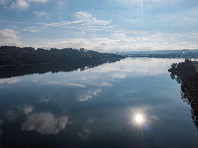 Blick über den Tachinger See