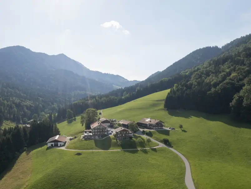 Alleinlage am Berg mit Alm zum Hinwandern