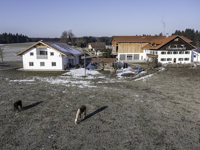 Hofansicht des Biohof Stadler in Unterthingau