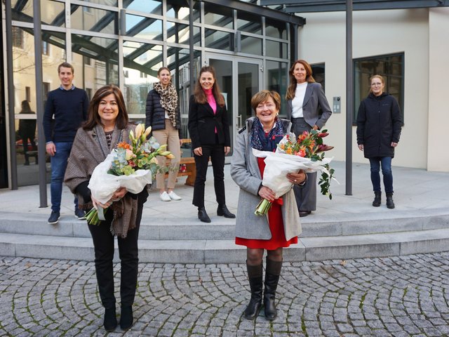 Team und Vorstandschaft von Blauer Gockel - Bauernhof- und Landurlaub e.V. im November 2020