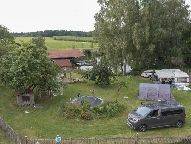 Campen und Zelten direkt am Hof