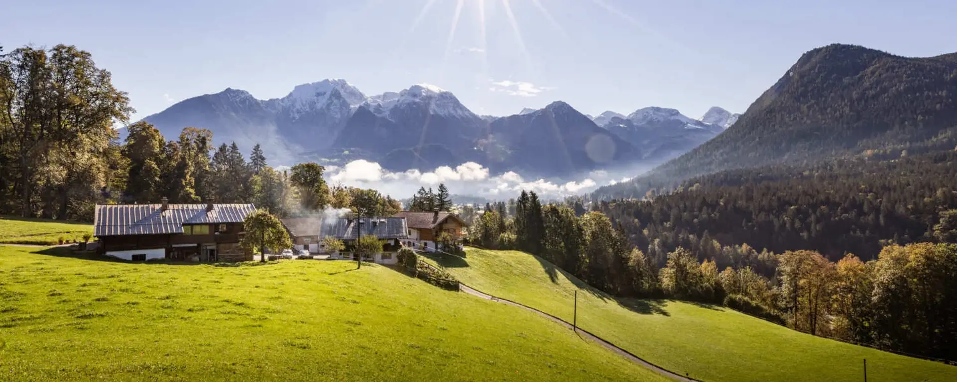 Bergbauernhof in Alleinlage inmitten der Berchtesgadener Berge zum Wandern und Radfahren