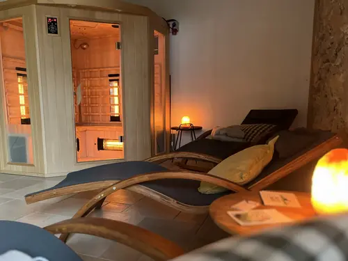 Hofeigener Wellnessbereich