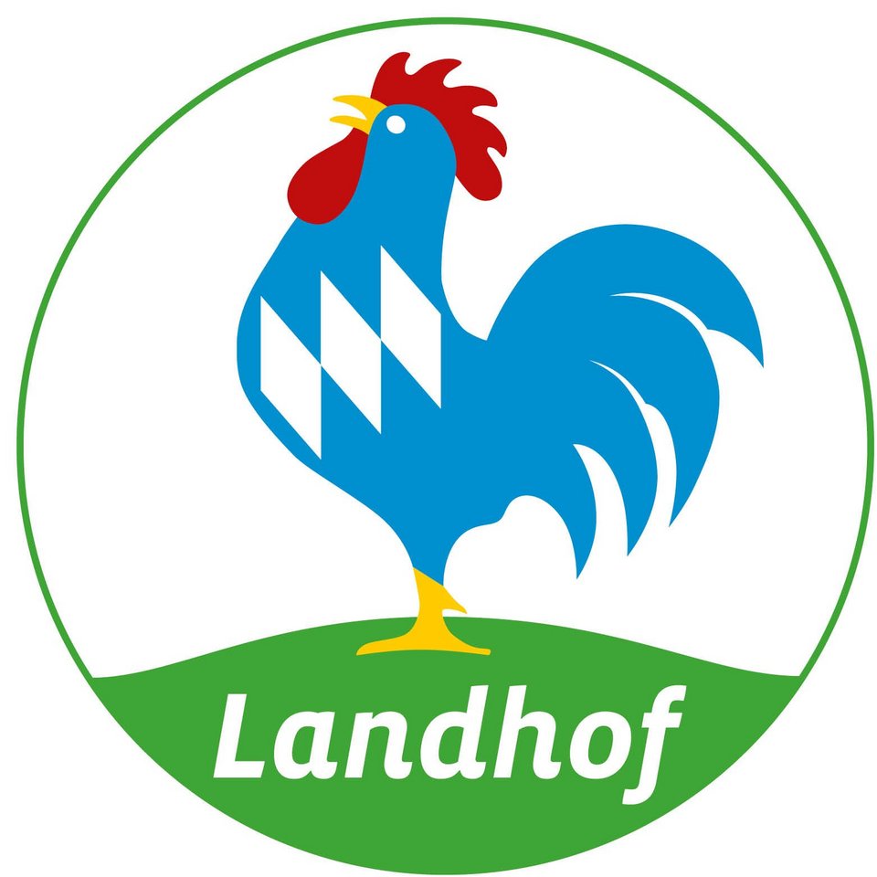 Logo Blauer Gockel Landhof © Blauer Gockel Logo der Produktlinie Landhof vom Blauen Gockel