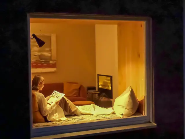 Panoramafenster mit Leseecke - © Andreas Kern Panoramafenster mit Leseecke