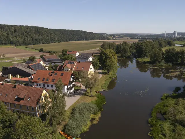 Hof direkt an der Nab