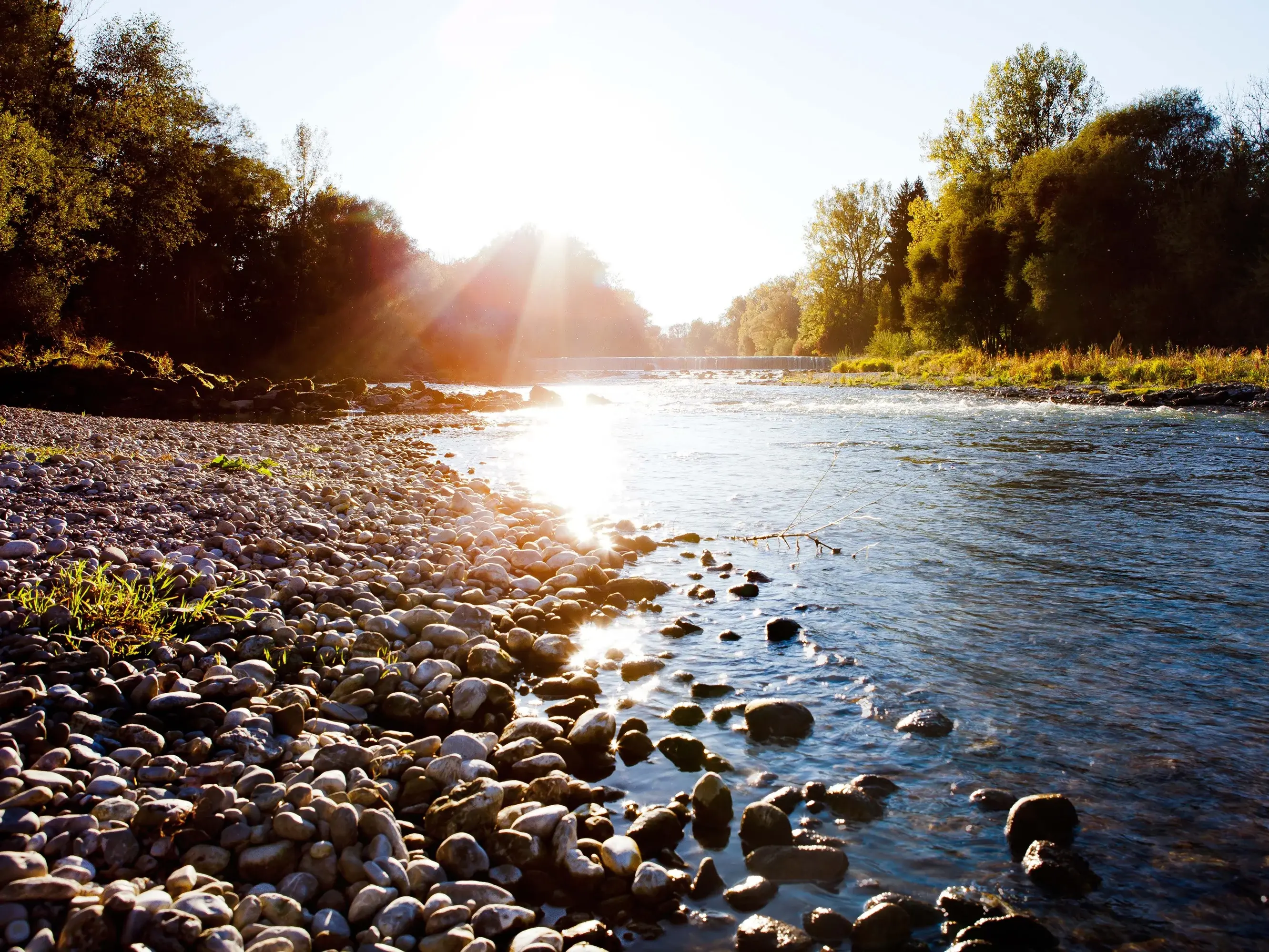 Entlang der Alz in der Region Inn-Salzach