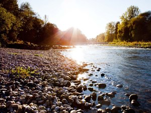 Entlang der Alz in der Region Inn-Salzach