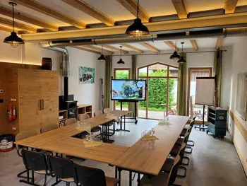 umgebaute Werrkstatt als Tagungsraum