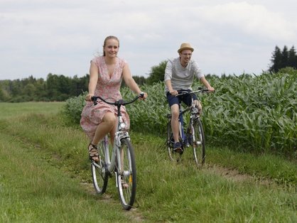 Kilometerlange Radwege rund um den Hagerhof am Chiemsee