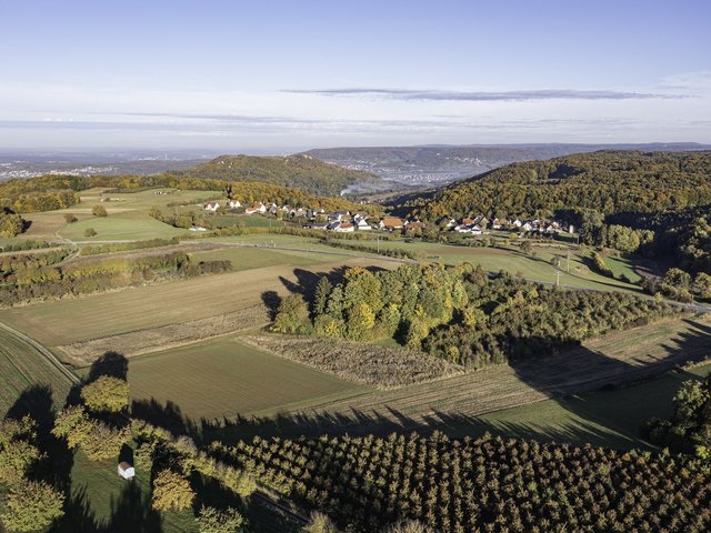 Die Region Fränkische Schweiz von oben