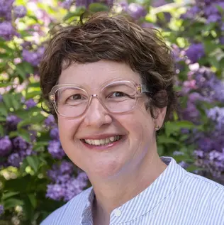 Gastgeberin Burmann © Andreas Kern Gastgeberin Simone Burmann auf den Kinder-Ferienhof Burmann