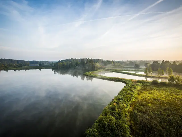 Teichlandschaft im Land der 1000 Teiche im Landkreis Tirschenreuth im Oberpfälzer Wald