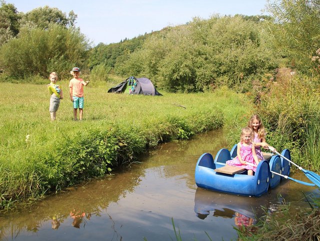 Ferienhof Pfister Floßfahrt auf dem Fluss