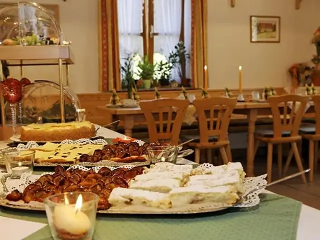 Ein Stück Kuchen am Nachmittag