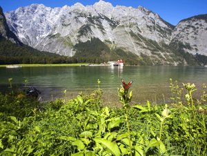 Der Königssee im Berchtesgadener Land