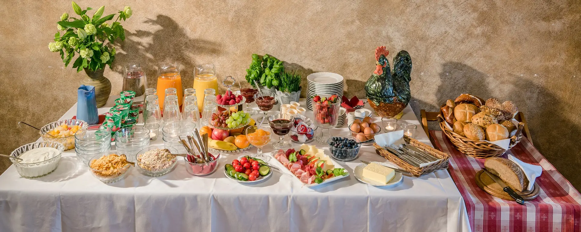 Frühstücksbuffet zum Munter werden