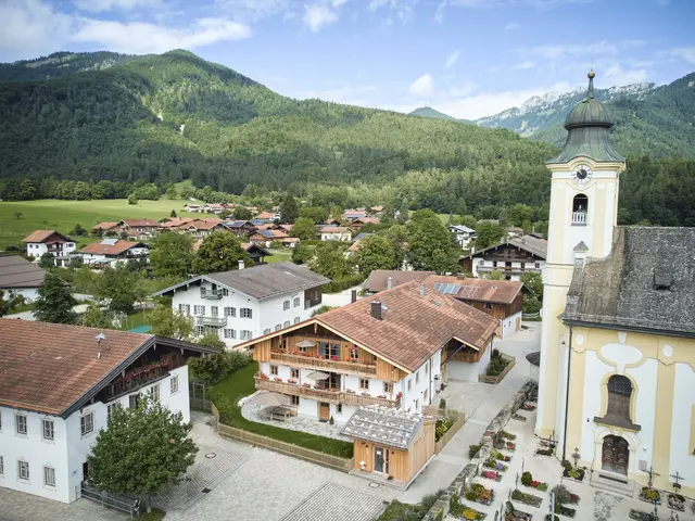 Luftaufnahme des Hofes Oida Knoglerhof