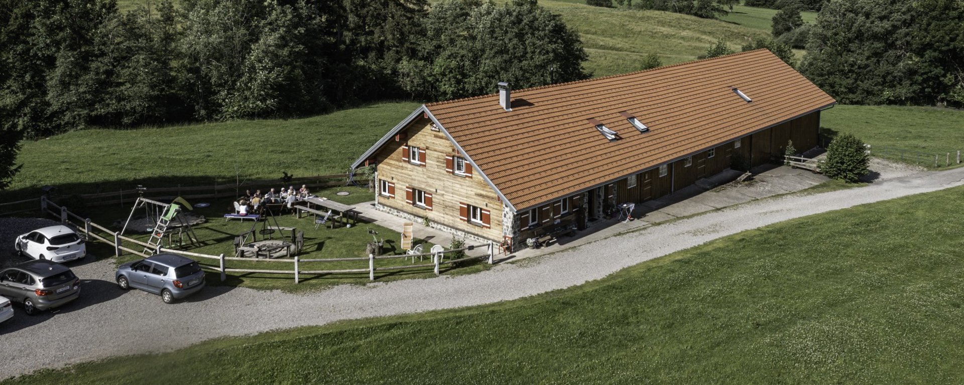 Berghütte zum Wandern und Übernachten auf dem Bauernhof