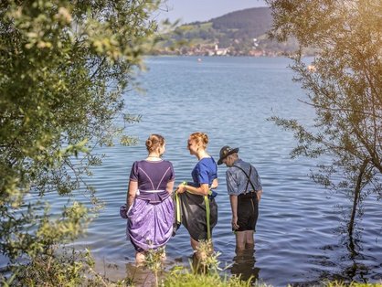 Erfrischung im Schliersee © Der Anderlbauer am See Nach der Wanderung im Schliersee erfrischen