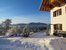 Blick vom Biohof Rechenmacher in die bayerische Winterlandschaft