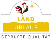 Gütesiegel Qualitätsgeprüfter LandUrlaub der Bundesarbeitsgemeinschaft für Urlaub auf dem Bauernhof und Landtourismus in Deutschland e.V.