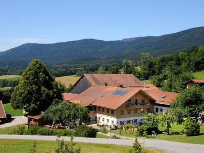 Hofansicht © Schoffahanslhof Idyllische Lage im Bayerischen Wald