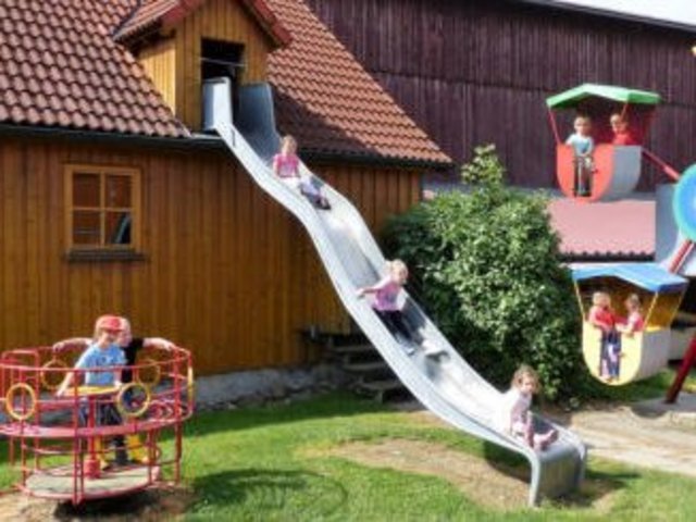 Riesenrad auf dem Erlebnisbauernhof Kraus