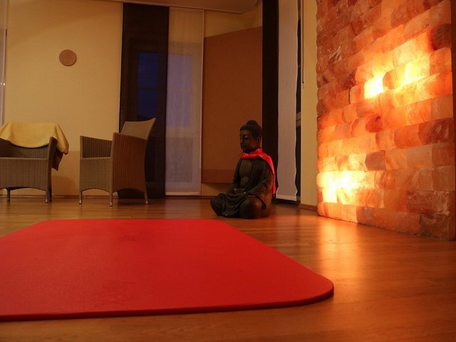 Yoga- und Meditationsraum auf dem Stadler-Hof in der Hallertau