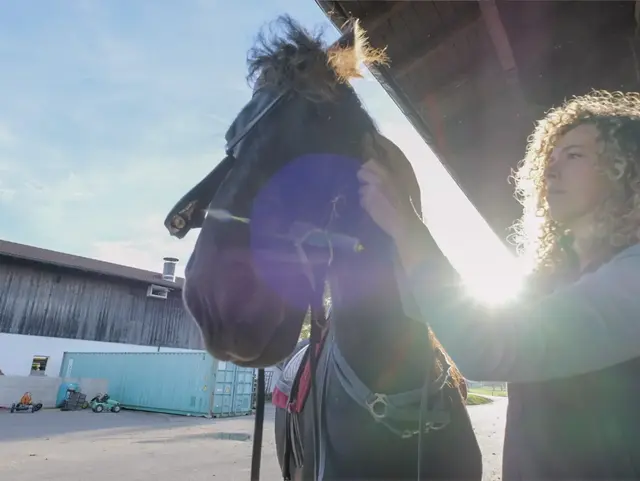 Hofeigene Reitlehrerin Kathrin