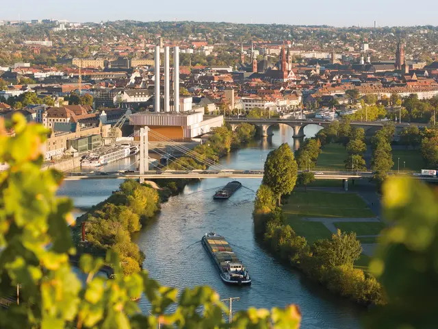 Blick auf Würzburg und den Main