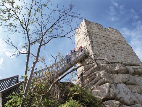 Besuch der Burgruine Weißenstein im Fichtelgebirge