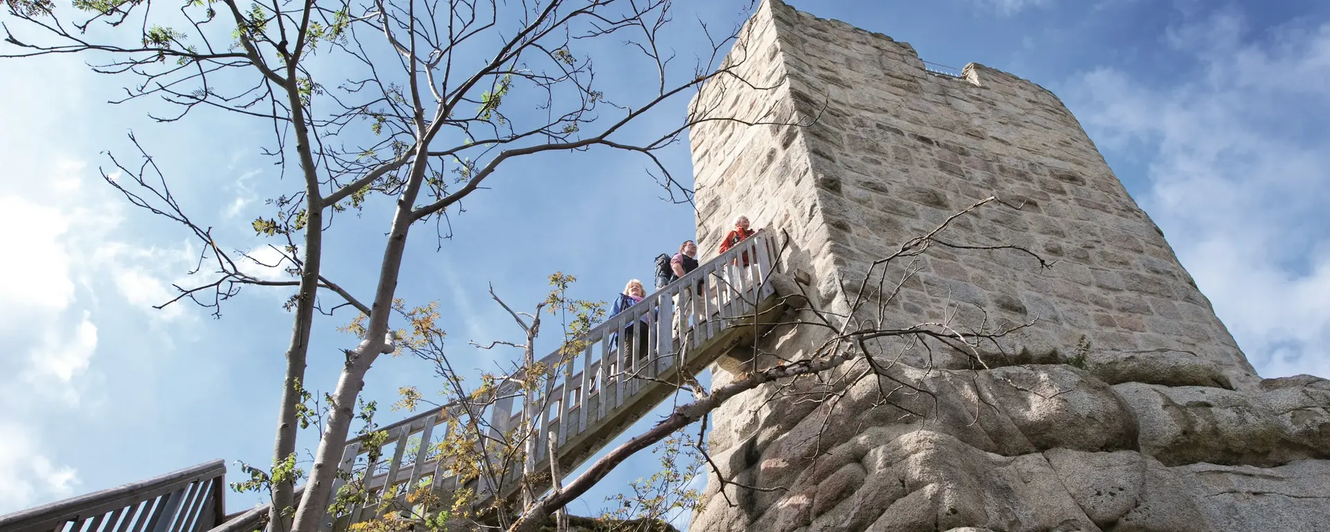 Besuch der Burgruine Weißenstein im Fichtelgebirge
