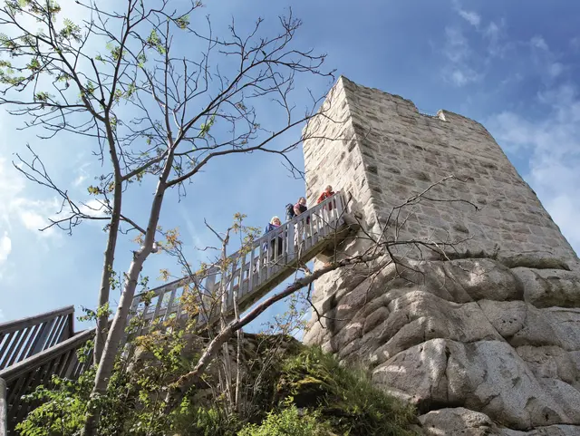 Besuch der Burgruine Weißenstein im Fichtelgebirge