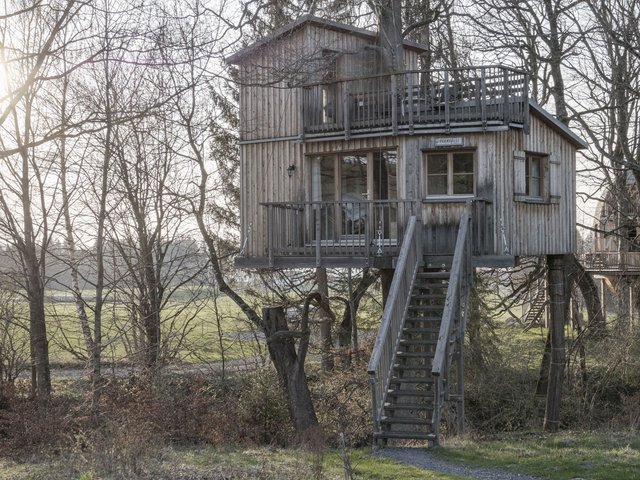 Baumhaus des Baumhaushotel Allgäu in Betzigau