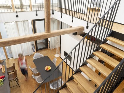 Moderne Architektur © Ferienhof Busch Offene und moderne Architektur auf dem Landhof